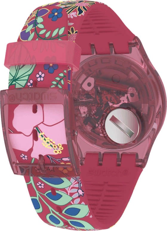 Swatch,Originals 41mm,41mm,Plastic,Pink,SUOP112