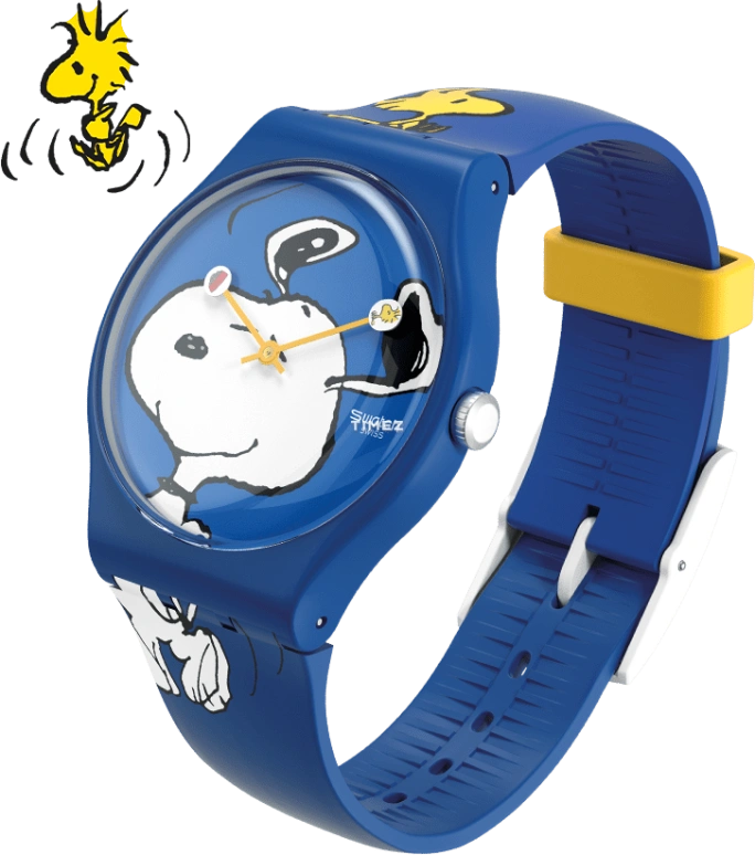 Swatch,Other 41mm,41mm,Bio-sourced,Blue,Quartz,Sapphire,Crystal Glass,Round,SO29Z106