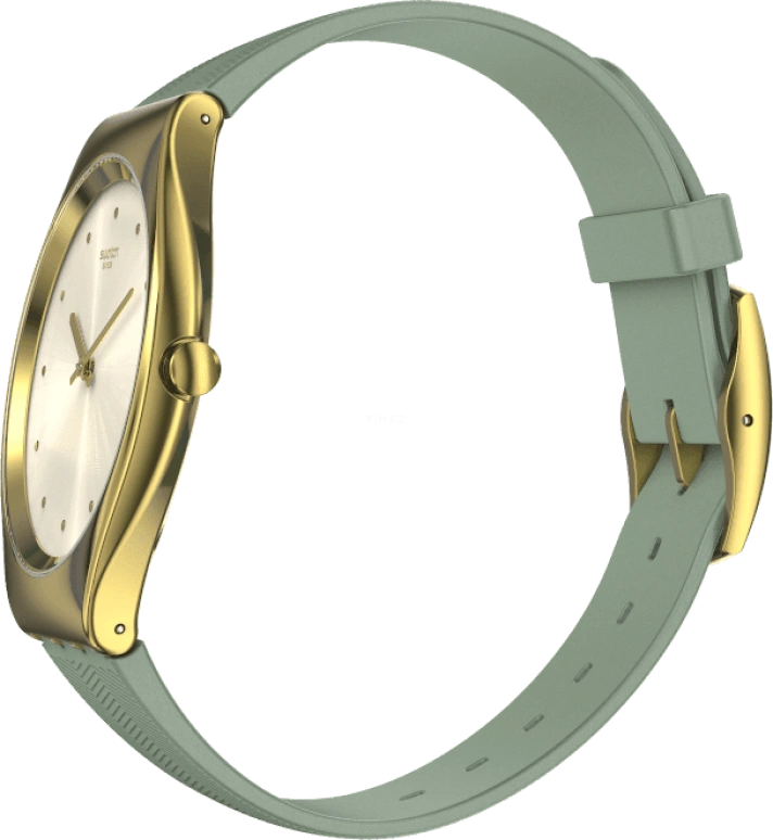 Swatch,SKIN 38mm,38mm,Gold,Closed,SYXG113