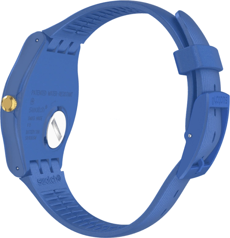 Swatch,Originals 41mm,41mm,Plastic,Blue,SUON143