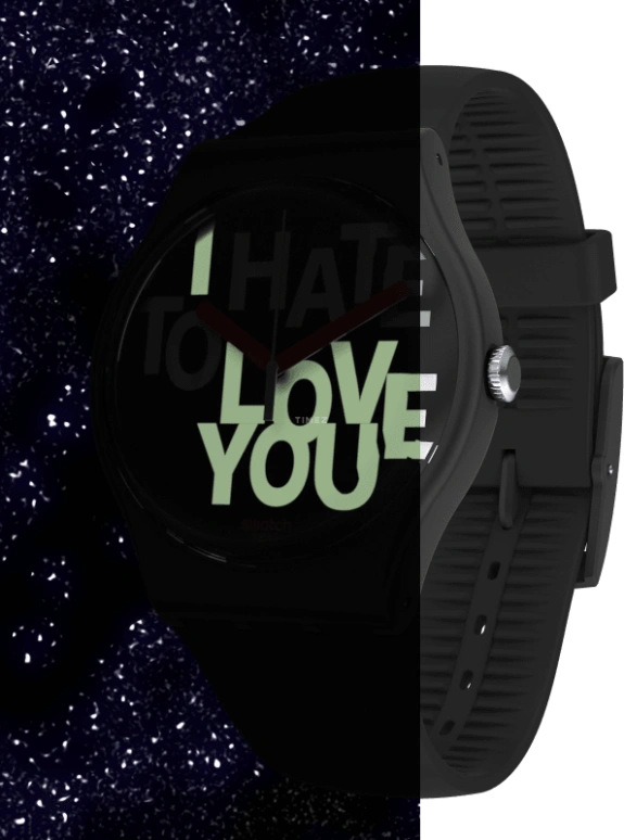 Swatch,Originals 41mm,41mm,Plastic,Black,Closed,SUOB185