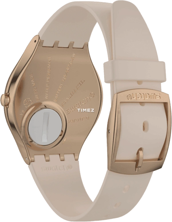 Swatch,IRONY 38mm,38mm,Stainless Steel,Pink,Quartz,Sapphire,Crystal Glass,Round,SYXG101