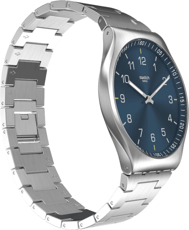 Swatch,SKIN ,Stainless Steel,Blue,SS07S106G