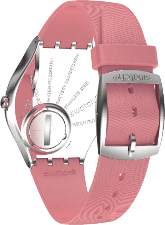 Swatch,SKIN 38mm,38mm,Pink,SYXS135