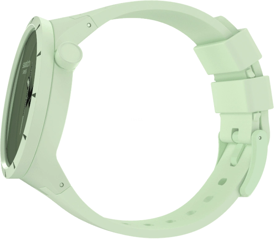 Swatch,THE BOLD 47mm,47mm,Bioceramic,Ceramic,Green,Quartz,Sapphire,Crystal Glass,Round,SB03G100