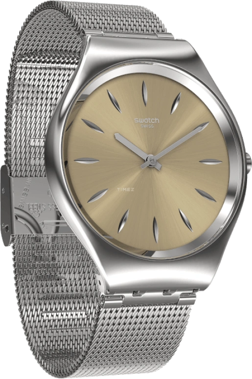 Swatch,SKIN 38mm,38mm,Sapphire,Crystal Glass,SYXS133M