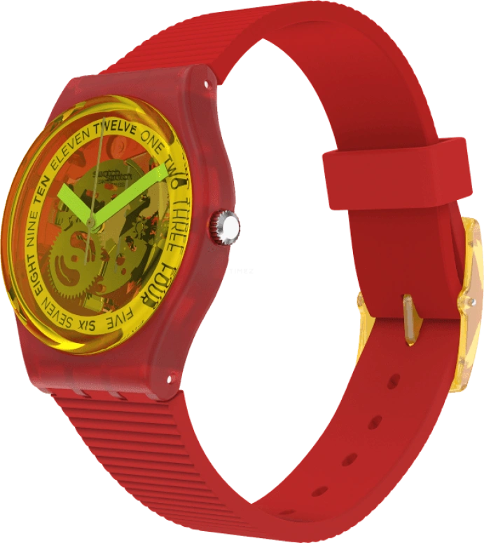 Swatch,Originals 34mm,34mm,Plastic,Open,GR185