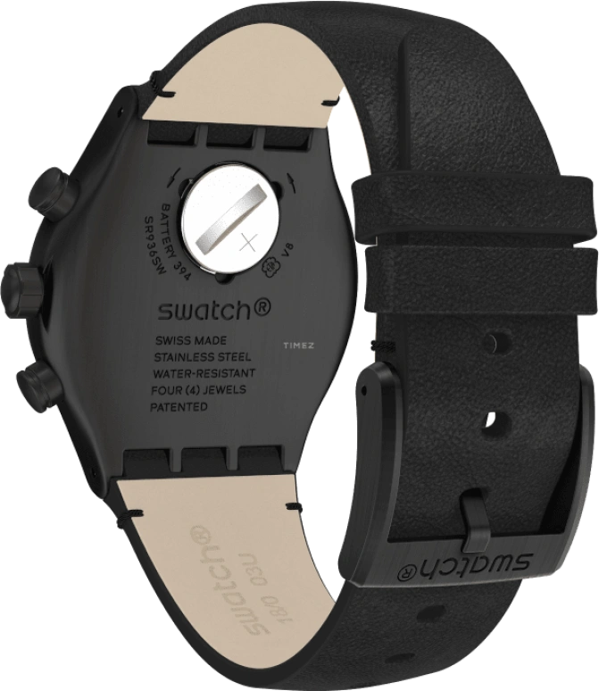 Swatch,IRONY 43x49mm,43x49mm,Black,YVB410