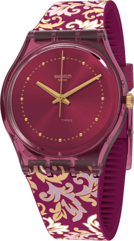 Swatch,Special Edition 34mm,34mm,Purple Red,Red,GR179