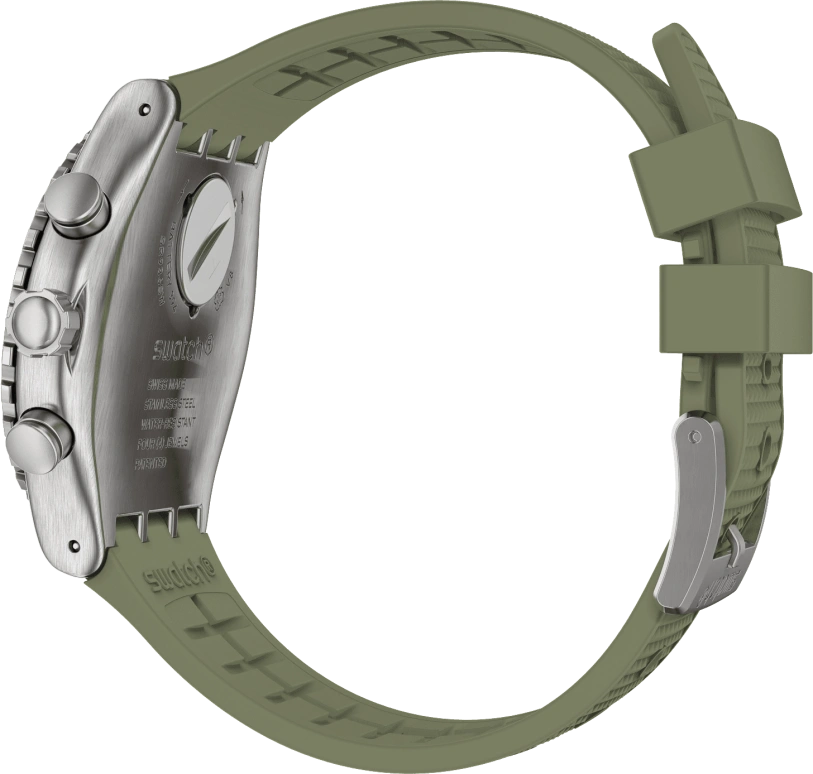 Swatch,IRONY 43mm,43mm,Stainless Steel,Green,YVS488