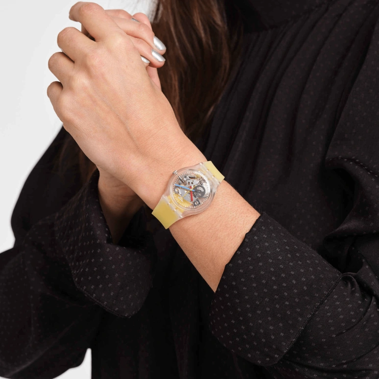 Swatch,CLEAR 34mm,34mm,Open,GE291