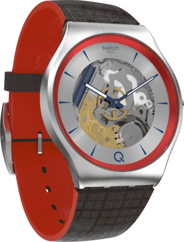 Swatch,Other ,Stainless Steel,Sapphire,Crystal Glass,SS07Z102