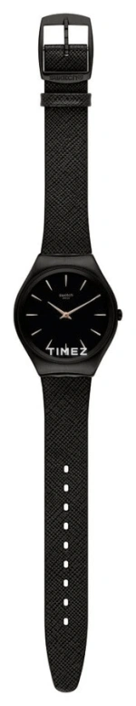 Swatch,SKIN 41mm,41mm,Stainless Steel,Black,Quartz,Round,SYXB101