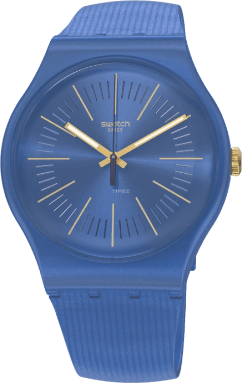 Swatch,Originals 41mm,41mm,Plastic,Blue,SUON143
