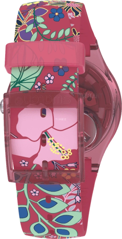 Swatch,Originals 41mm,41mm,Plastic,Pink,SUOP112