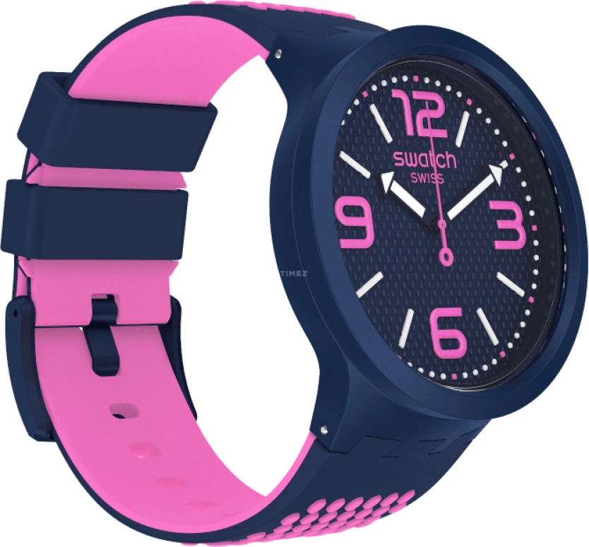 Swatch,THE BOLD 47mm,47mm,Plastic,Black,SO27N103