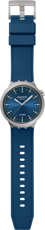 Swatch,THE BOLD 47mm,47mm,Stainless Steel,Blue,Quartz,Sapphire,Crystal Glass,Round,SB07S102