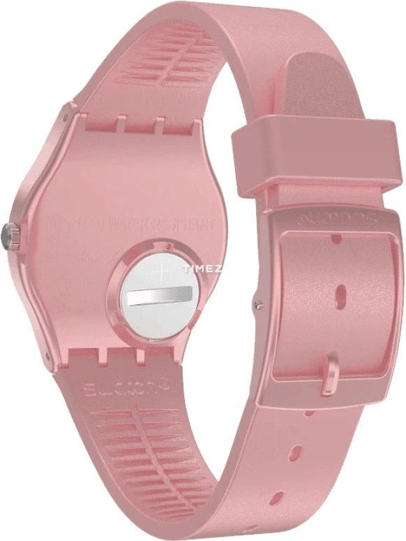 Swatch,Originals 34mm,34mm,Plastic,Pink Red,Quartz,Tonneau,GP161