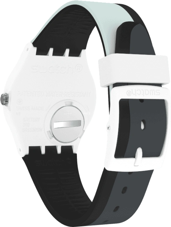 Swatch,Originals 34mm,34mm,Plastic,White,GW711