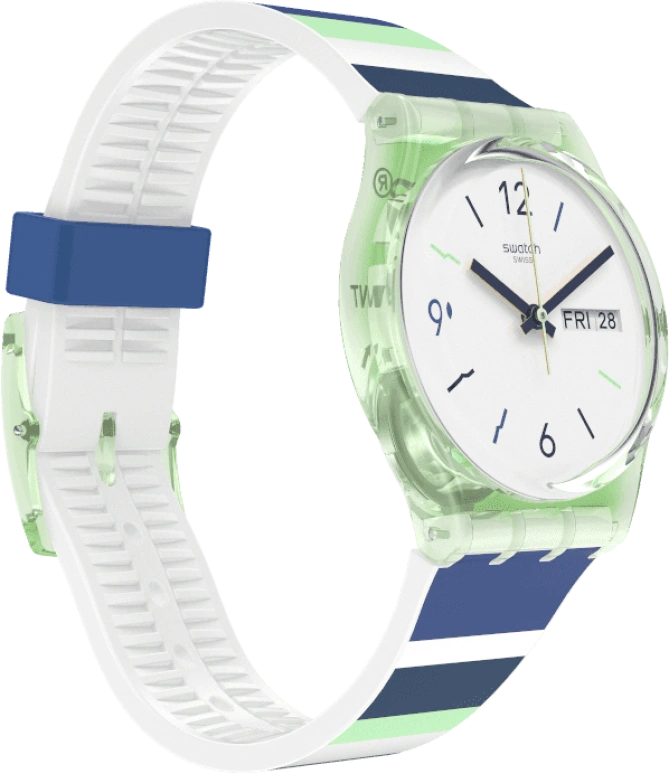 Swatch,Originals 34mm,34mm,Plastic,White,Open,GG711