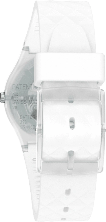 Swatch,Originals 34mm,34mm,Plastic,White,Quartz,Baton,GE286