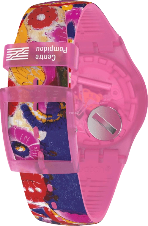 Swatch,Originals 41mm,41mm,Plastic,Multi-Color,Quartz,Sapphire,Crystal Glass,Round,SUOZ341