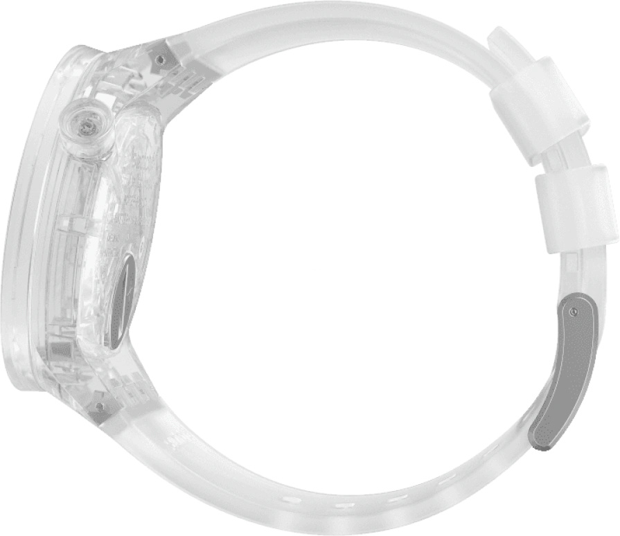 Swatch,THE BOLD 47mm,47mm,Plastic,Transparent,SO27E100