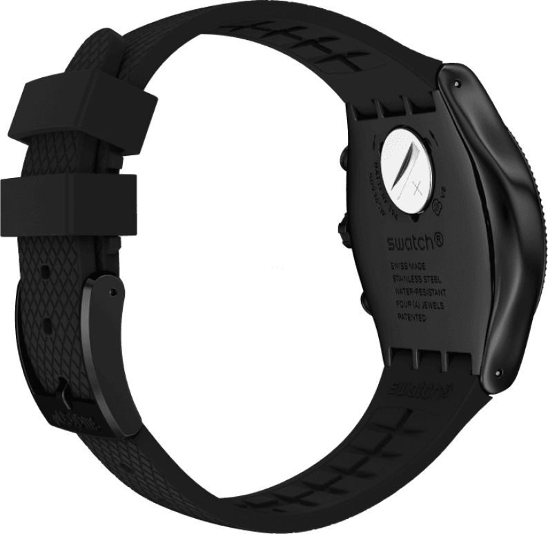 Swatch,IRONY 43x49mm,43x49mm,Black,YVB408