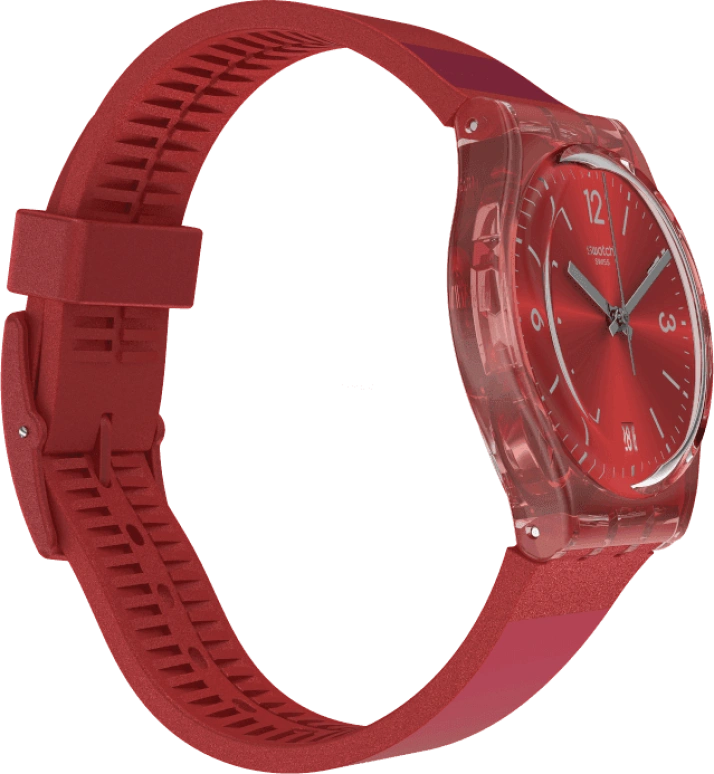 Swatch,Originals 34x39.20mm,34x39.20mm,Plastic,Red,GR406