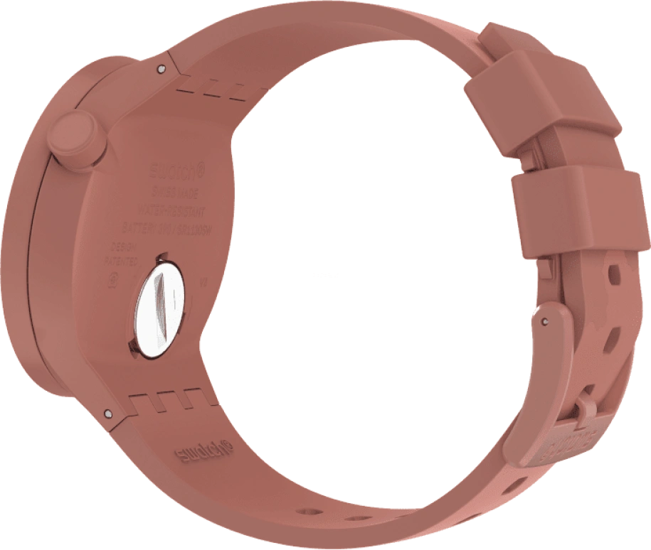 Swatch,THE BOLD 47mm,47mm,Bioceramic,Ceramic,Red,Sapphire,Crystal Glass,SB03R100