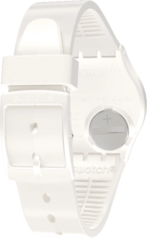 Swatch,Other 34mm,34mm,Plastic,White,Sapphire,Crystal Glass,GZ711