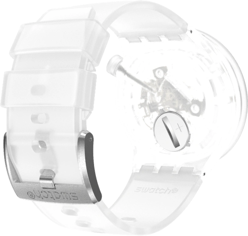Swatch,CLEAR 47mm,47mm,Open,SB01K100