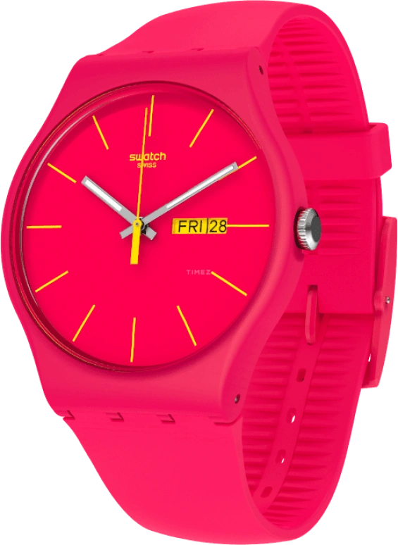 Swatch,CLASSIC ,Plastic,Red,SUOR704