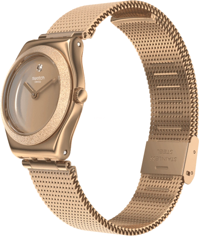 Swatch,IRONY 25x28.70mm,25x28.70mm,Rose Gold,YSG166M