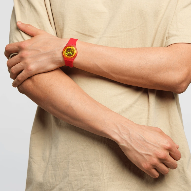 Swatch,Originals 34mm,34mm,Plastic,Open,GR185