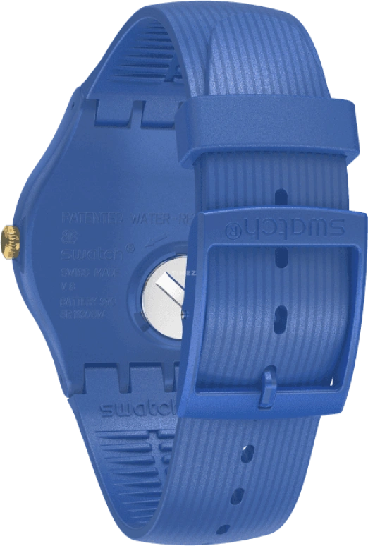 Swatch,Originals 41mm,41mm,Plastic,Blue,SUON143