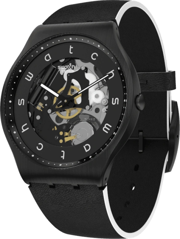 Swatch,SKIN ,Black,SS07B101