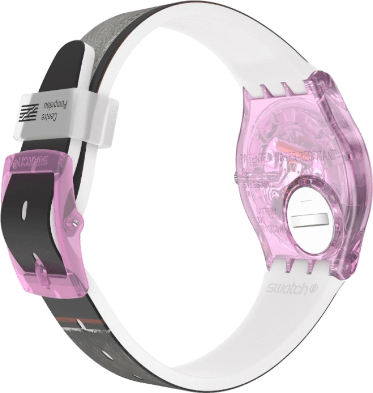 Swatch,Originals 34mm,34mm,Plastic,Multi-Color,Quartz,Sapphire,Crystal Glass,Round,GZ356