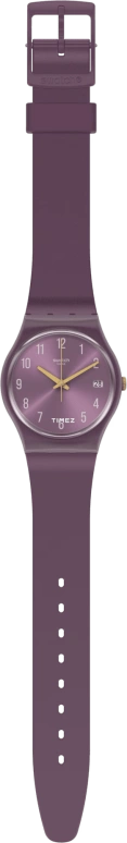 Swatch,Originals 34mm,34mm,Plastic,Purple,Quartz,Day,Tonneau,GV403