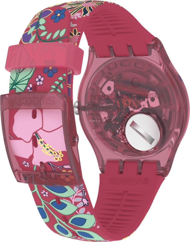 Swatch,Originals 41mm,41mm,Plastic,Pink,SUOP112