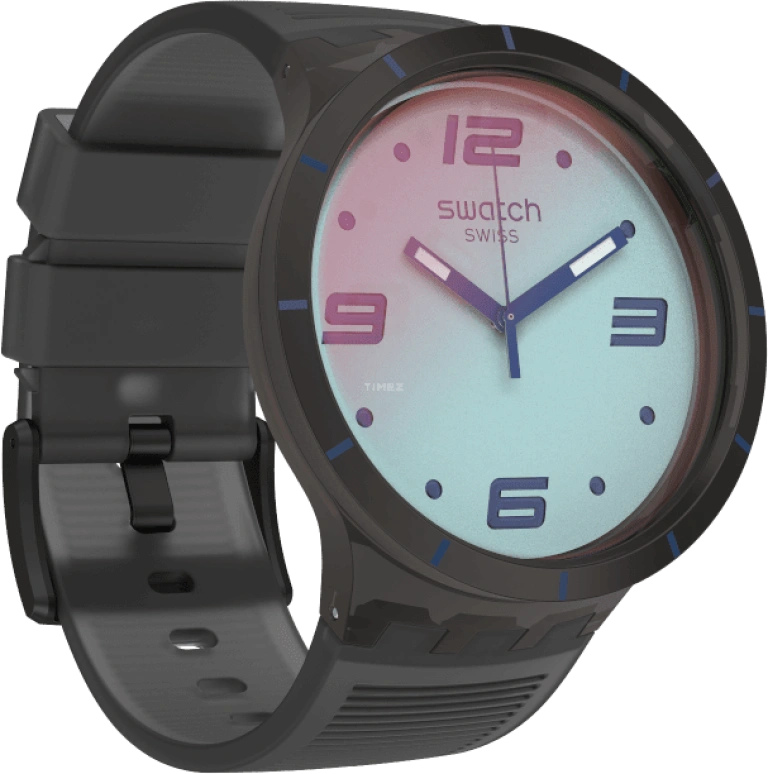 Swatch,Originals 47mm,47mm,Plastic,Sapphire,Crystal Glass,Closed,SO27B121