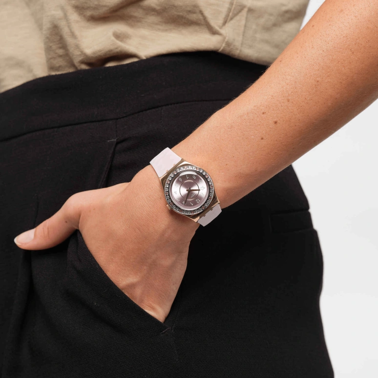 Swatch,IRONY 33mm,33mm,Pink,Closed,YLG147