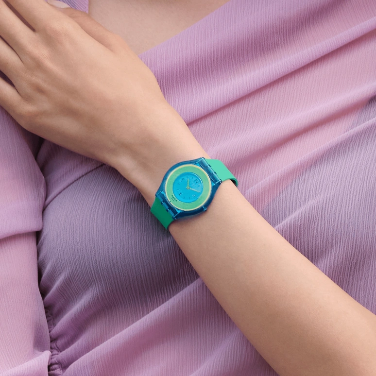 Swatch,Special Edition ,Bioceramic,Transparent,SS08Z100
