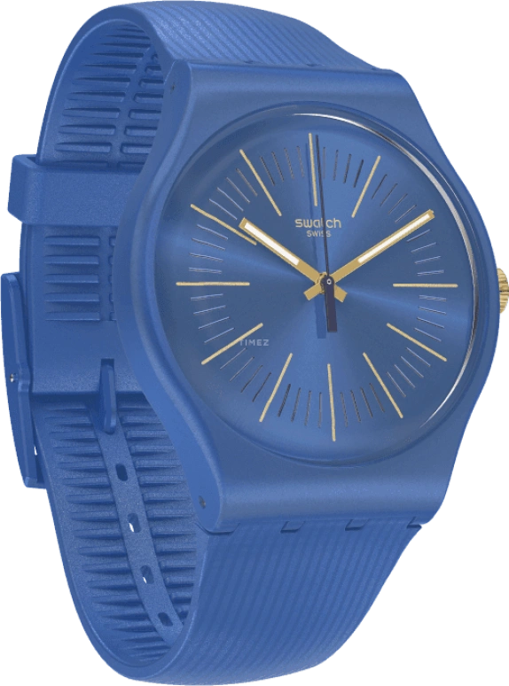 Swatch,Originals 41mm,41mm,Plastic,Blue,SUON143
