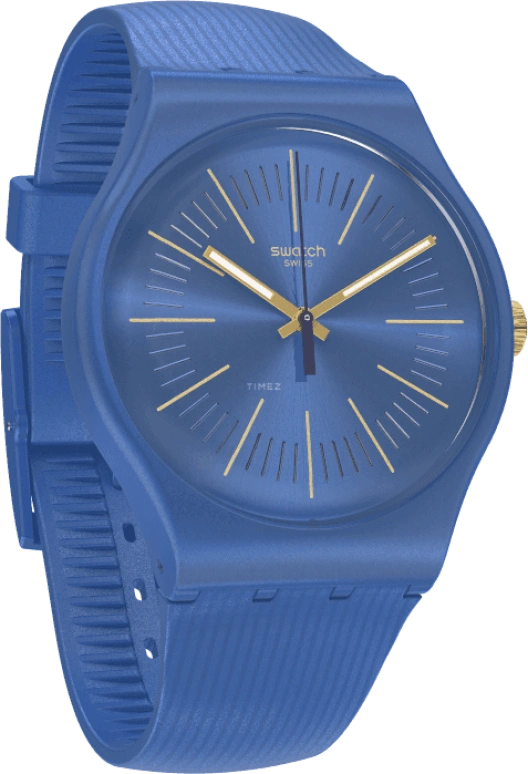 Swatch,Originals 41mm,41mm,Plastic,Blue,SUON143