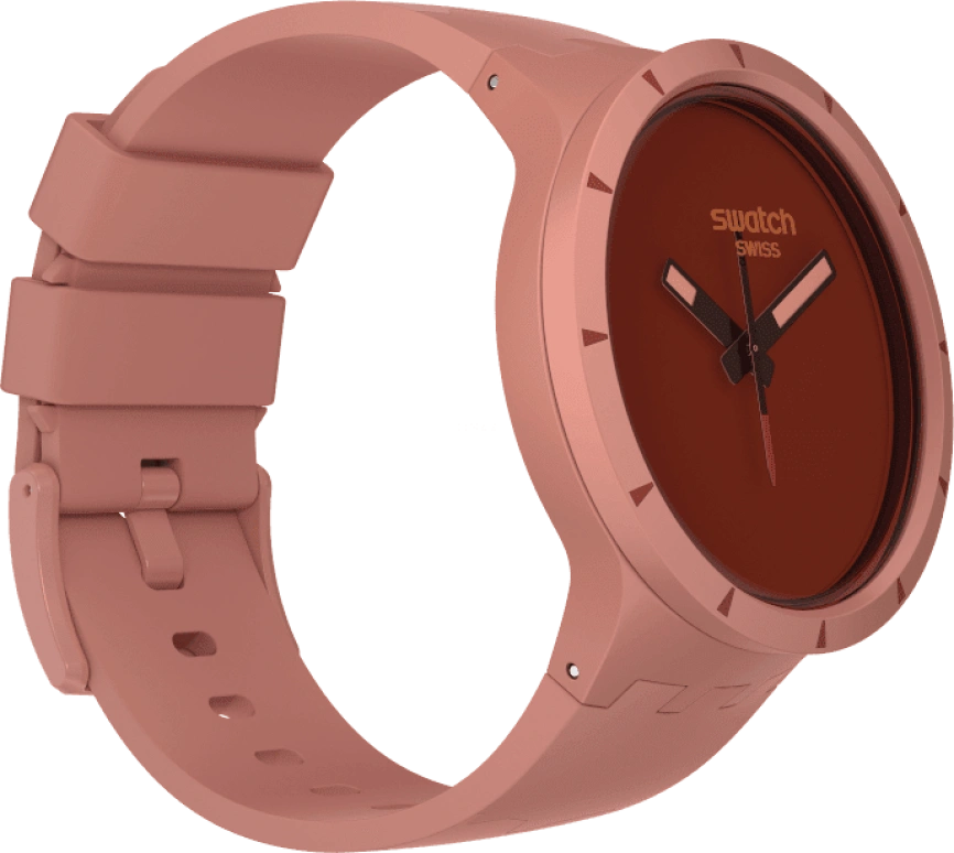 Swatch,THE BOLD 47mm,47mm,Bioceramic,Ceramic,Red,Sapphire,Crystal Glass,SB03R100