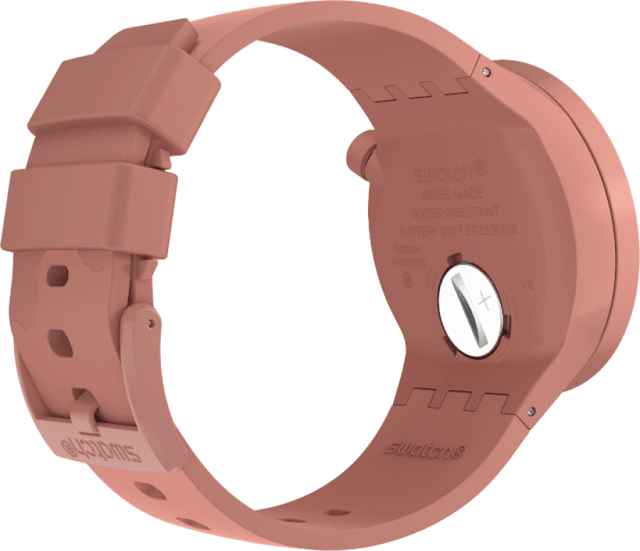 Swatch,THE BOLD 47mm,47mm,Bioceramic,Ceramic,Red,Sapphire,Crystal Glass,SB03R100