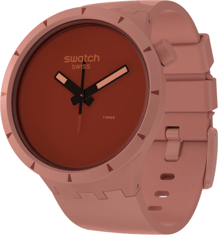 Swatch,THE BOLD 47mm,47mm,Bioceramic,Ceramic,Red,Sapphire,Crystal Glass,SB03R100
