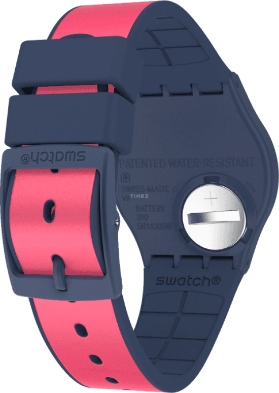 Swatch,Originals 34mm,34mm,Plastic,Pink,GN264