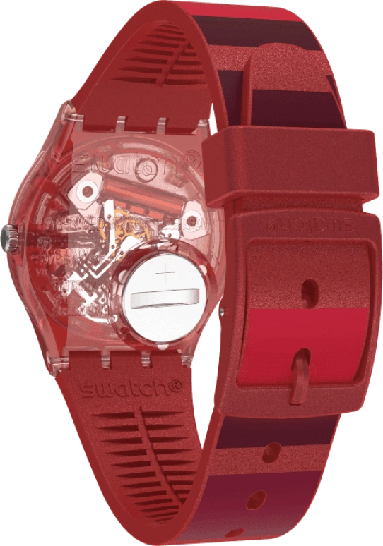 Swatch,Originals 34x39.20mm,34x39.20mm,Plastic,Red,GR406